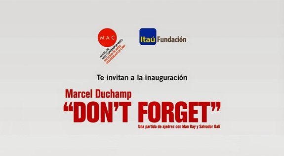 Exhibición Marcel Duchamp, “don´t forget” recibe premio en España