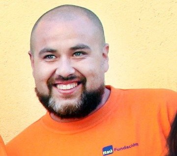 Diego Gómez, voluntario